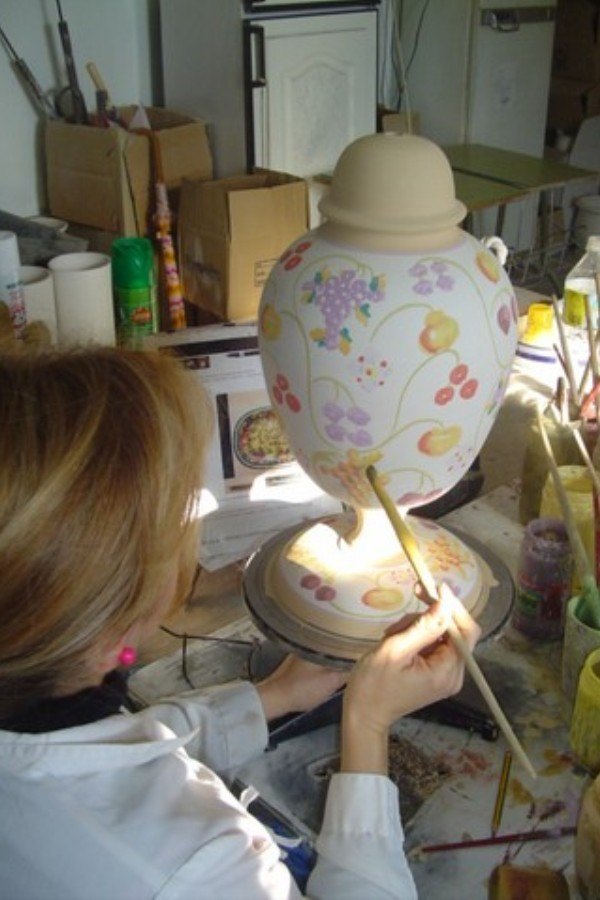 Pintando cerámica